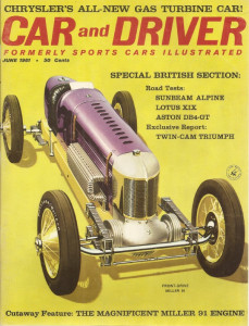 CAR & DRIVER 1961 JUNE - PABST, V8 PORSCHE, LOTUS XIX*